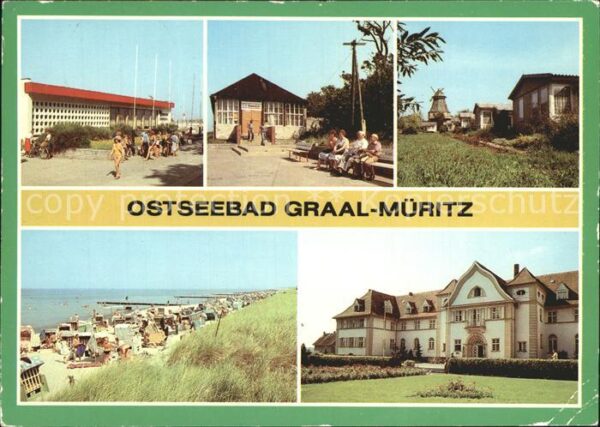 Graal-Mueritz Ostseebad Cafe Seeblick Broilergaststätte Ferieno