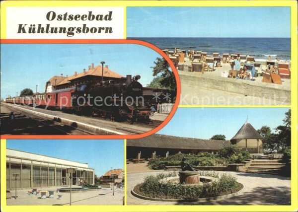 Kuehlungsborn Ostseebad Bahnhof Schmalspurbahn Technisches Denk