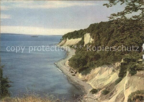 Sassnitz Ostseebad Ruegen Kreidefelsen Rügen Uferpartie