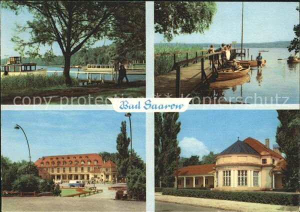Saarow Bad Moorbad Boote See