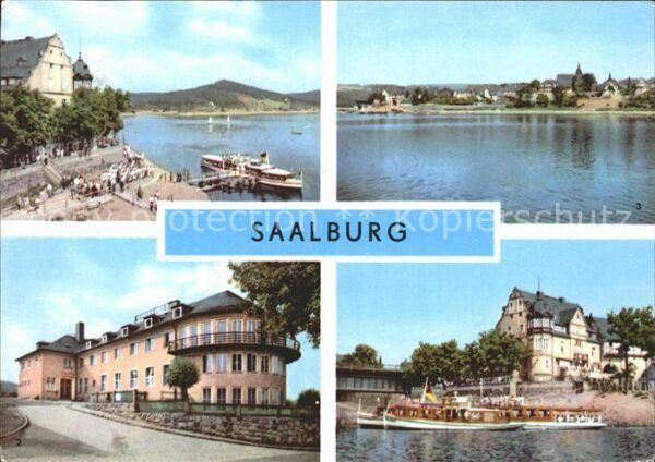 Saalburg Saale Dampferanlegestelle FDGB Erholungsheim