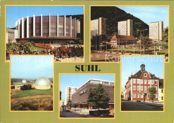 Suhl Thueringer Wald Stadthalle Freundschaft Waffenmuseum St