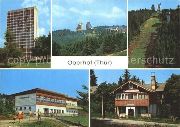 Oberhof Thueringen FDGB Erholungsheim Rennsteig Interhotel