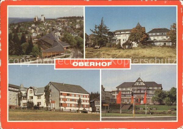Oberhof Thueringen Ortsansichten