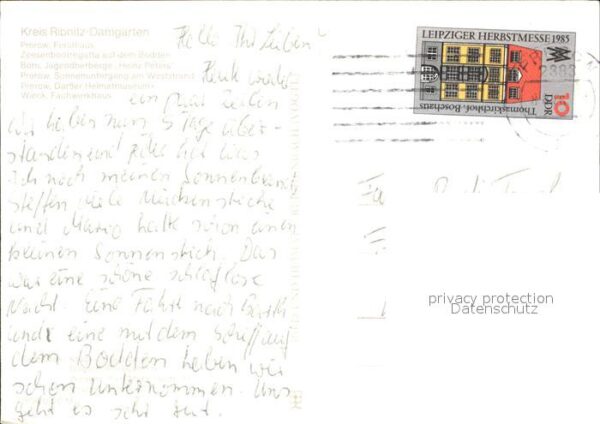 Darss Region Ostsee Ribnitz Damgarten Prelow Forsthaus – Bild 2