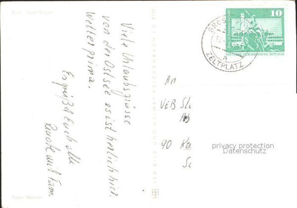 Binz Ruegen Schloss Granitz Seebad Strand – Bild 2
