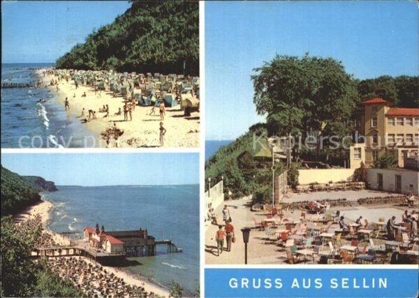 Sellin Ruegen Seebrücke Strand