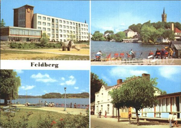 Feldberg Mecklenburg FDGB Heim Freundschaft Strand