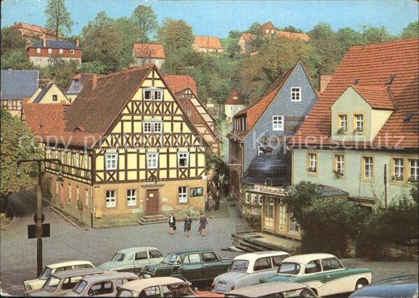 Hohnstein Saechsische Schweiz Marktplatz