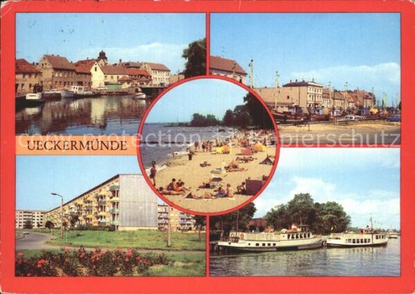 Ueckermuende Mecklenburg Vorpommern Hafen Neubauten Neuendorfer Straße Stra