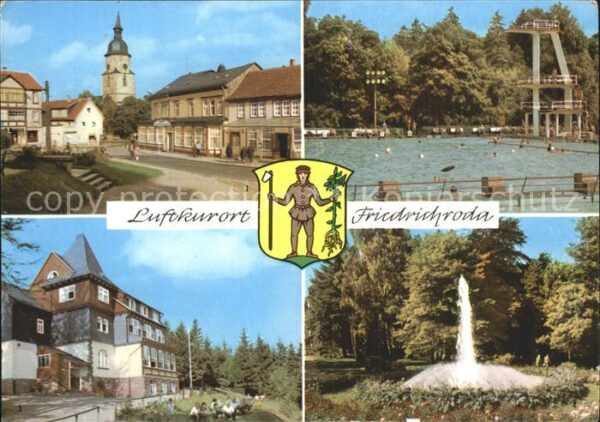 Friedrichroda Luftkurort Spießberghaus Springbrunnen