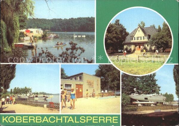 Koberbachtalsperre Zeltplatz HO Gaststätte Seehaus Torpedo