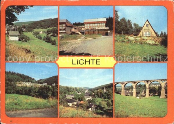 Lichte Geiersthal Viadukt Gaststätte Kleebergk