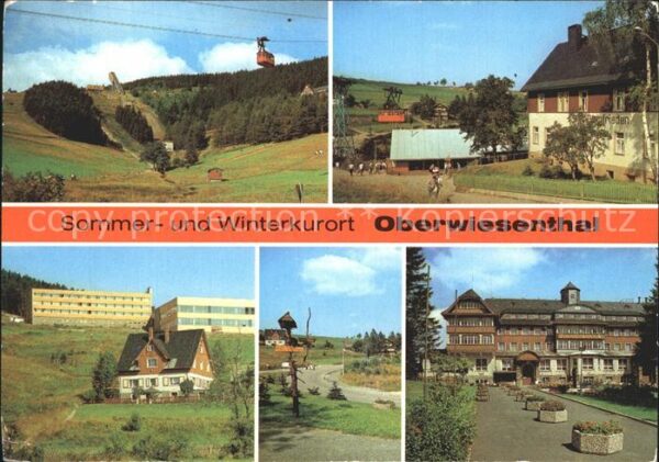 Oberwiesenthal Erzgebirge Kurort Sprungschanzen Seilbahn Hotel Be