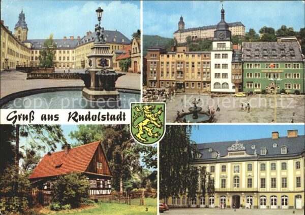 Rudolstadt Marktplatz Schloss Heidecksburg Volksku