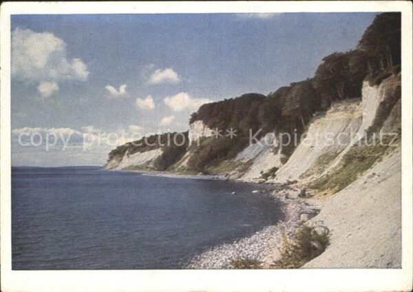 Sassnitz Ostseebad Ruegen Kreidefelsen Ostsee