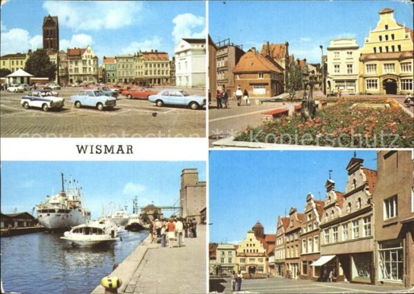 Wismar Strasburg Markt Krämerstraße Hafen