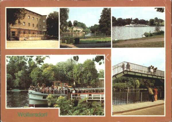 Fuerstenwalde Spree Woltersdorf Kalksee Flakensee Schiffsan