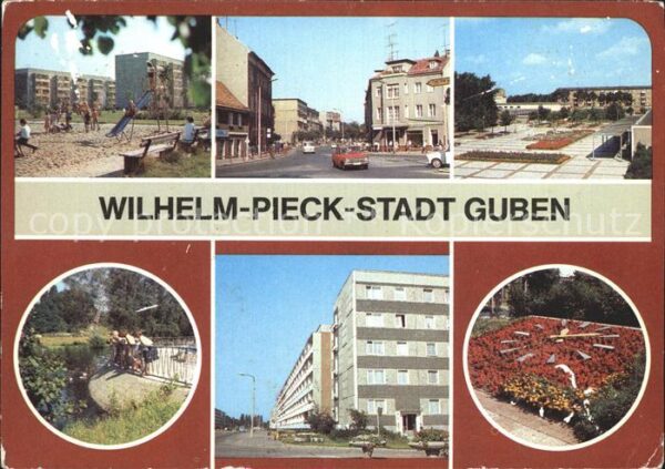 Guben Wilhelm Pieck Stadt Stadtpark Leninalle