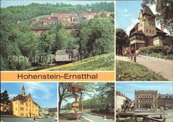 Hohenstein-Ernstthal Teilansicht HO Berggasthaus Rathaus Alt