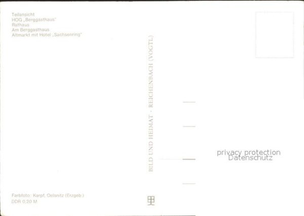 Hohenstein-Ernstthal Teilansicht HO Berggasthaus Rathaus Alt – Bild 2
