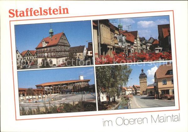 Staffelstein Oberes Meintal Schwimmbad Torturm Fachw