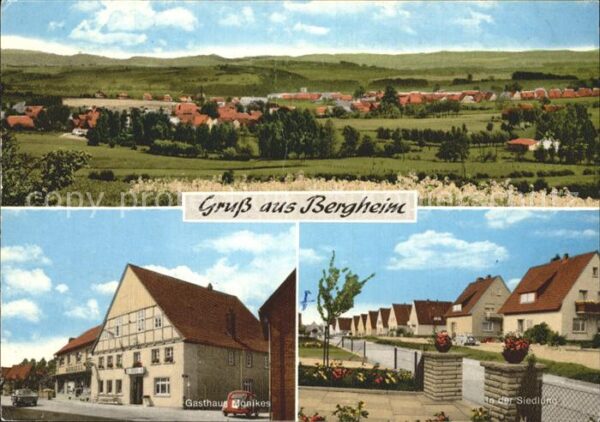 Bergheim Erft Ortsansicht Gasthaus Mönikes Siedlung