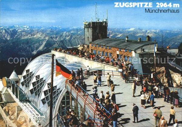 Zugspitze Münchnerhaus Wetterwarte Aussichtsterra
