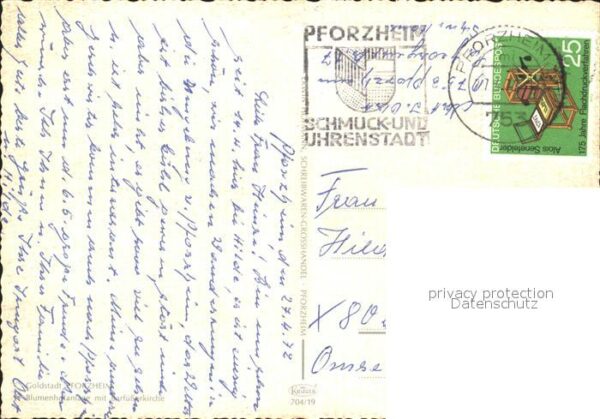 Pforzheim Goldstadt Blumenhofanlage Barfüßerkirch – Bild 2