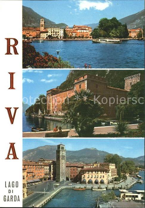Riva del Garda See Hafen Uferpromenade