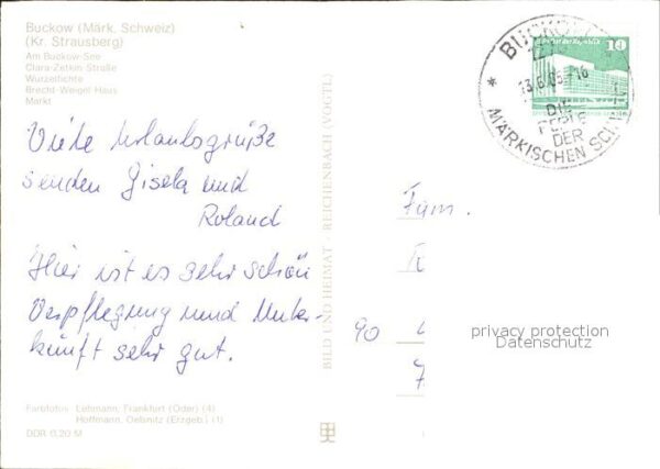 Buckow Maerkische Schweiz Buckowsee Brecht Weigel Haus Clara Zetk – Bild 2