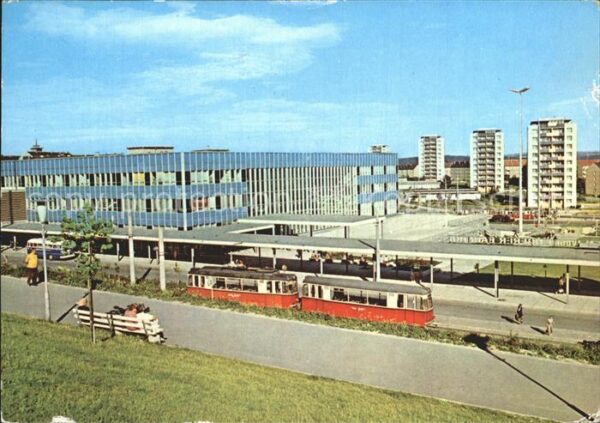 Plauen Vogtland Oberer Bahnhof Punkthäuser