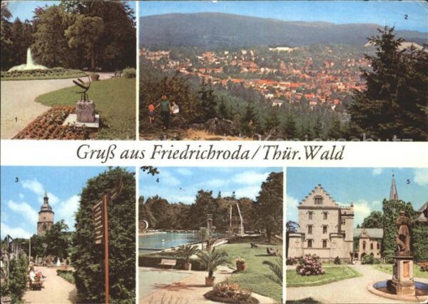 Friedrichroda Puschkinpark Kuranlagen Schloss Reinhar