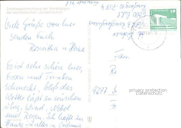 Suhl Thueringer Wald Erholungseinrichtung VdgB Ringberghaus – Bild 2