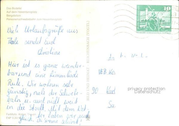 Thale Harz Bodetal Hexentanzplatz Bergstation Schw – Bild 2