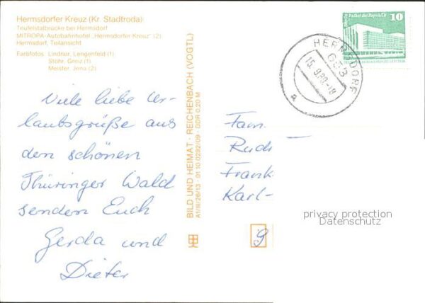 Stadtroda Hermsdorfer Kreuz Teufelstalbrücke Mitr – Bild 2