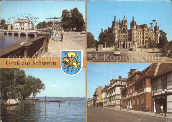 Schwerin Mecklenburg Schlossbrücke Schloss Seglerheim