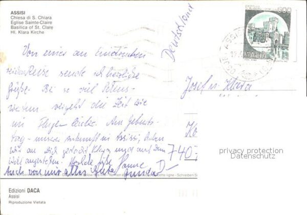 Assisi Umbria Kirche Heilige Klara – Bild 2