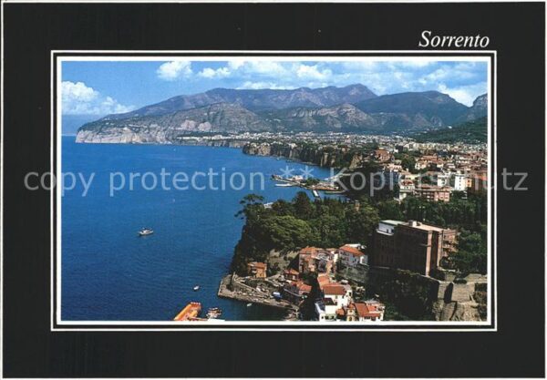 Sorrento Campania Ortsansicht Meer