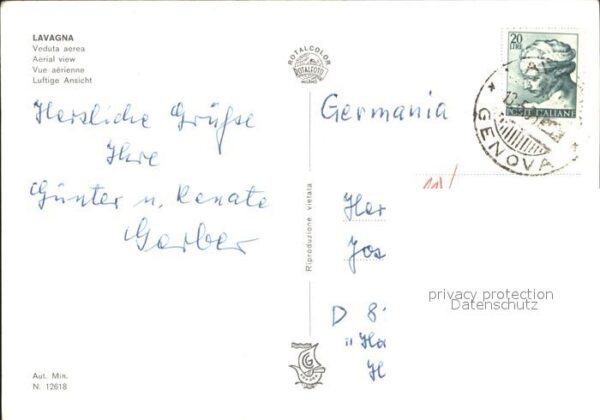 Lavagna Ortsansicht Luftbild – Bild 2
