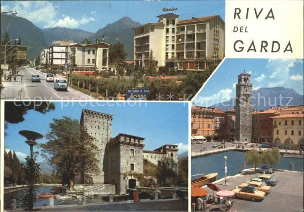 Riva del Garda Burg Ansichten Turm