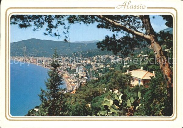 ALASSIO Savona Liguria IT Riviera dei Fiori Panorama See