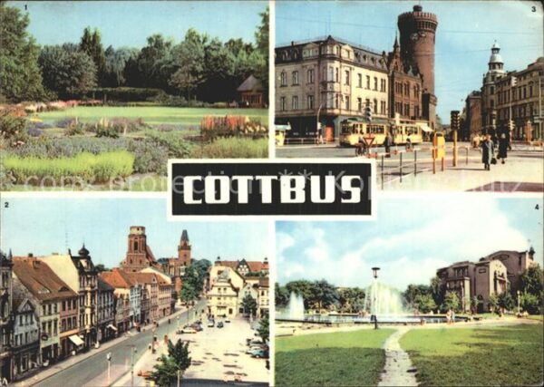 Cottbus Blechenpark Altmarkt Ernst Th?lmann Pla