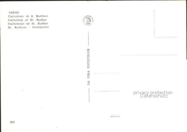Assisi Umbria Domkirche Sankt Rufinus – Bild 2