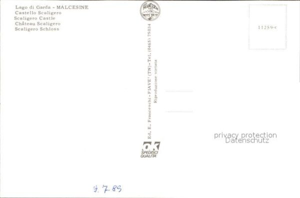 Malcesine Lago di Garda Scaligero Schloss – Bild 2