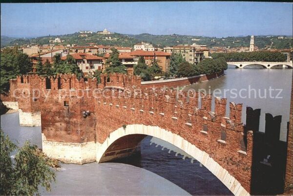 Verona Veneto Scaligero Br?cke Panorama