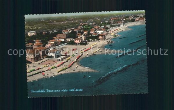 Viserbella di Rimini Luftaufnahme Strand