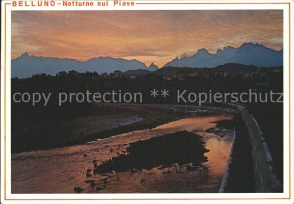 Belluno Abendstimmung