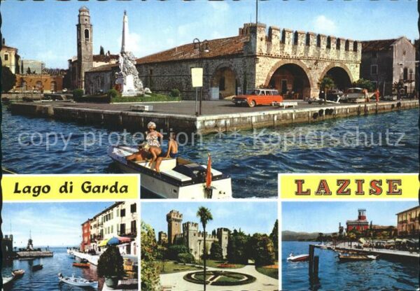 Lazise Lago di Garda See Boote Promenade