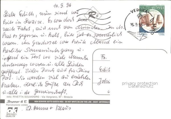 Lazise Lago di Garda See Yachthafen Schloss – Bild 2
